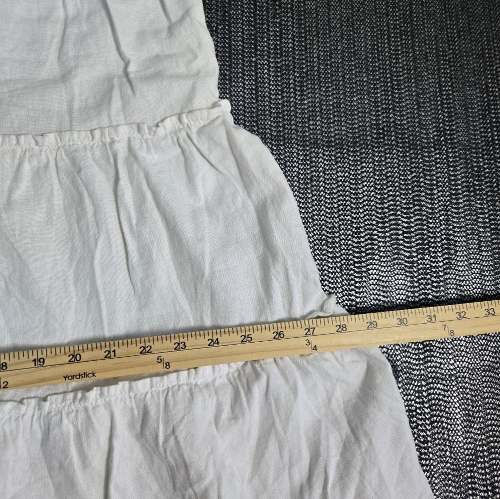 4OUR Dreamers White Dress Tiered Tube Top Size Small White NWT - Picture 14 of 16